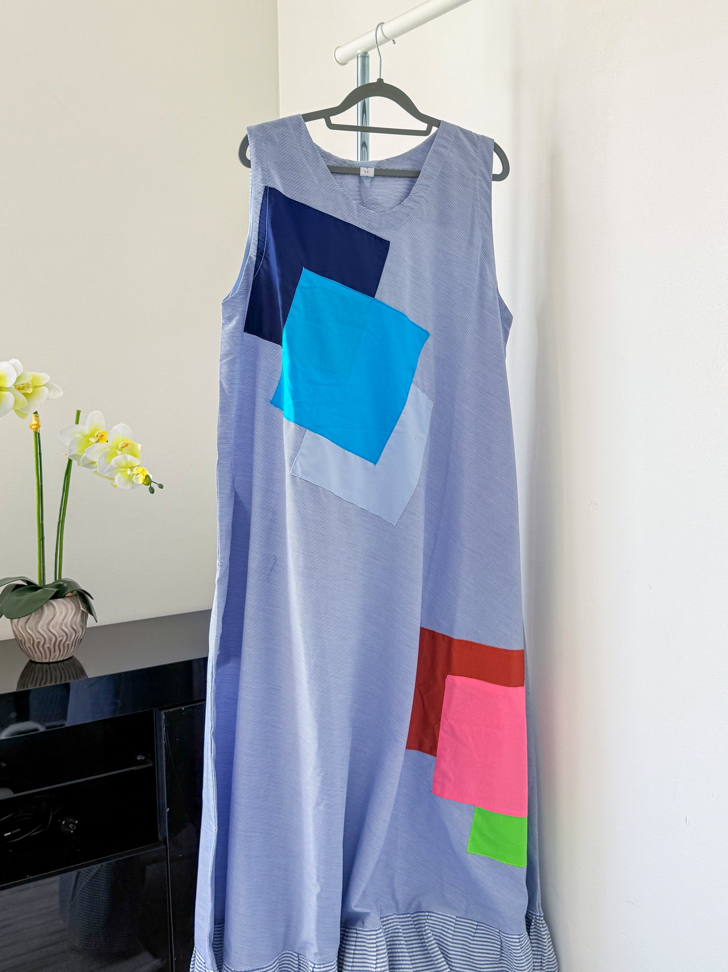 ROBE LONGUE AVEC FOULARD