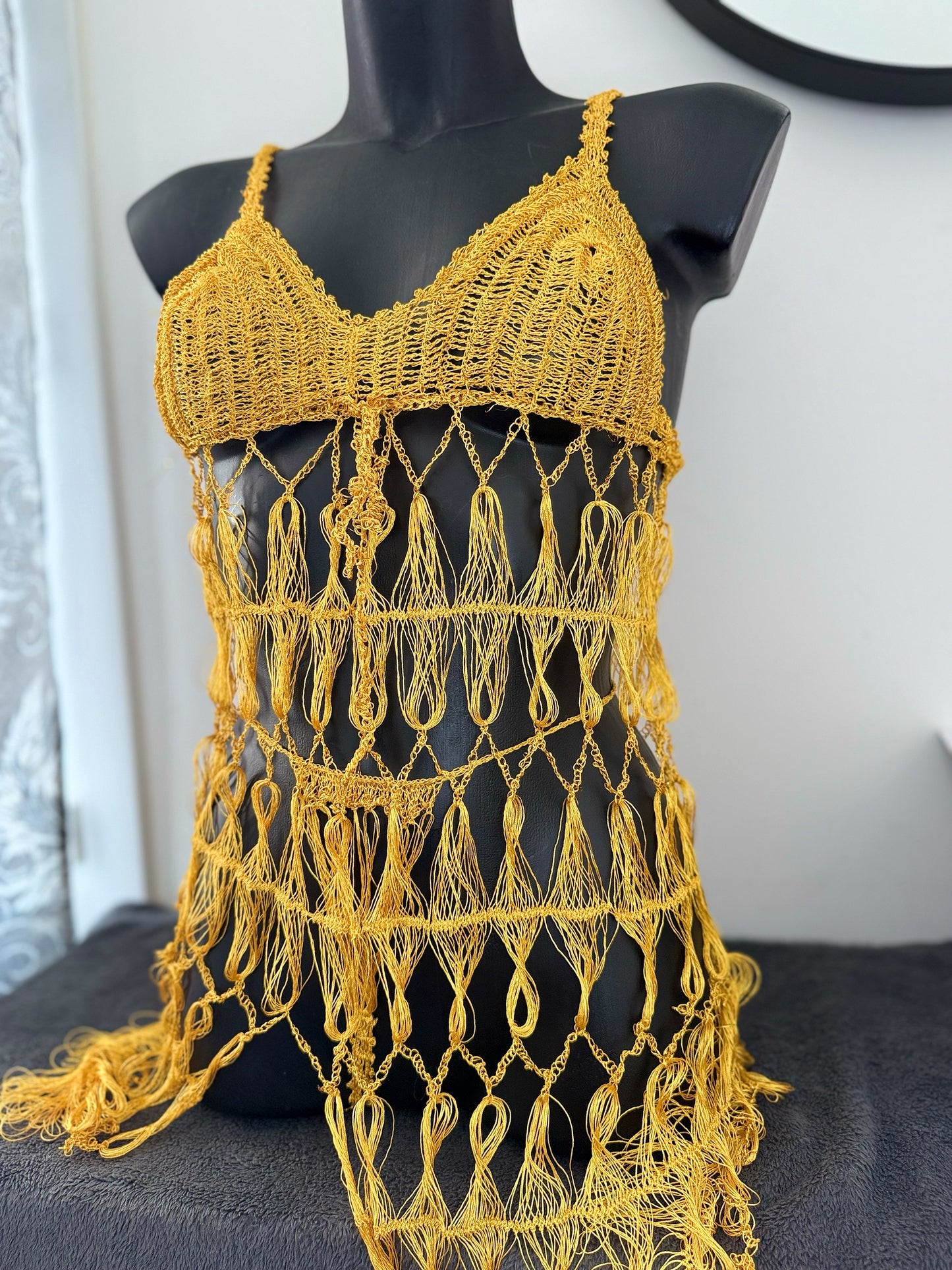 ROBE LINGERIE JAUNE