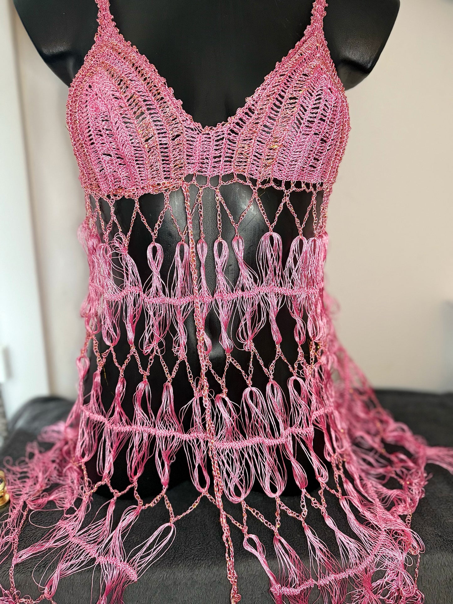 ROBE LINGERIE ROSE