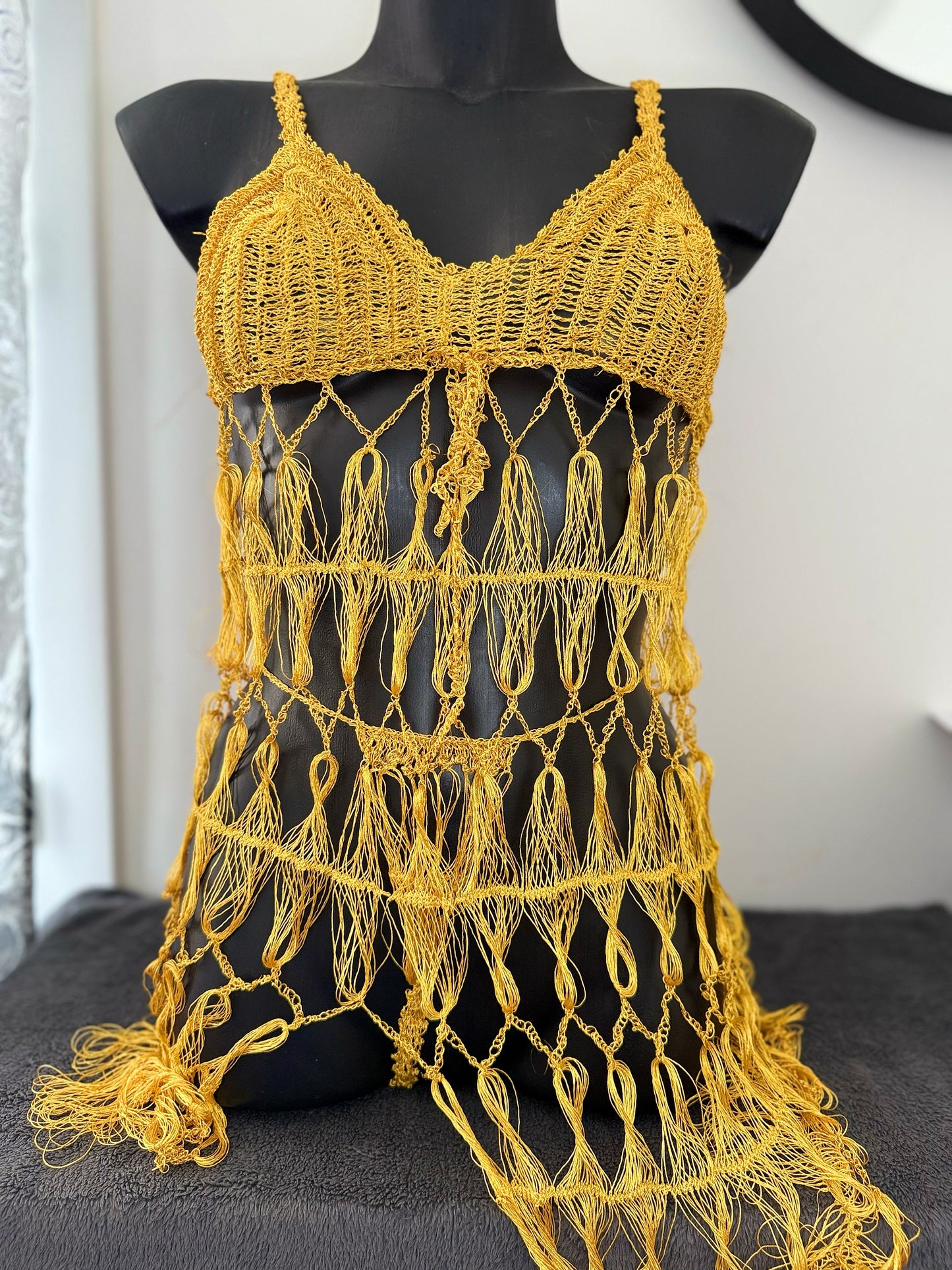 ROBE LINGERIE JAUNE