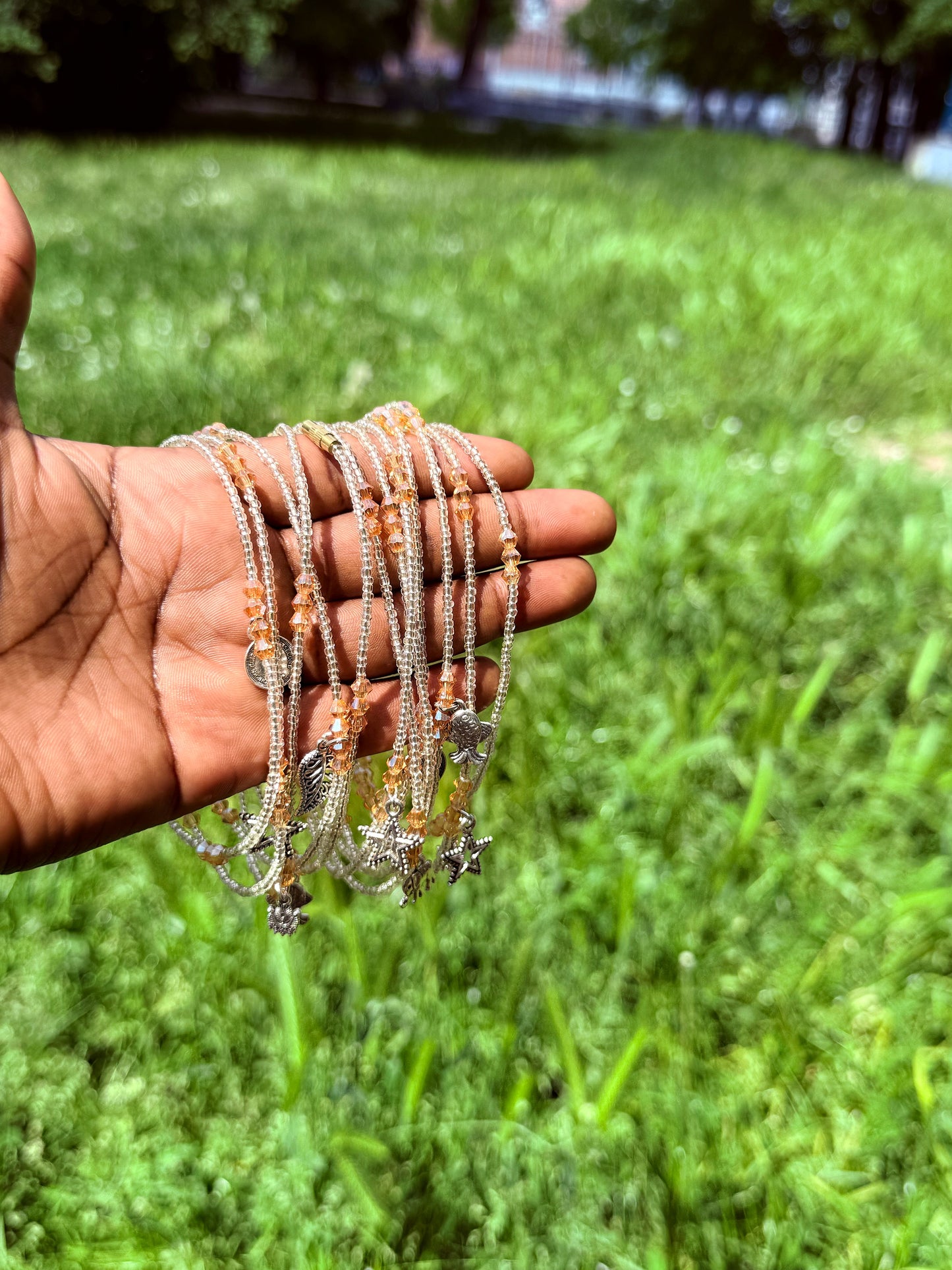 CHAÎNES DE CHEVILLE EN PERLE