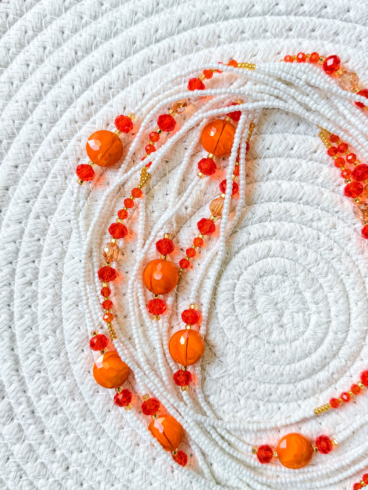 BAYA ORANGE & BLANC