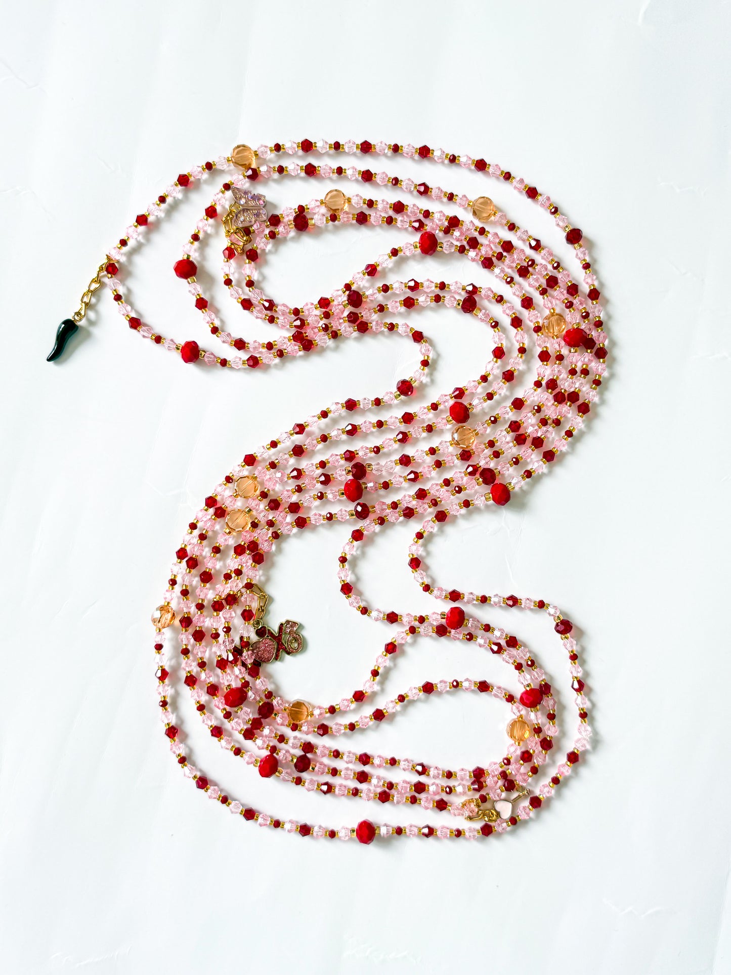BINE BINE ROUGE AVEC PENDENTIF