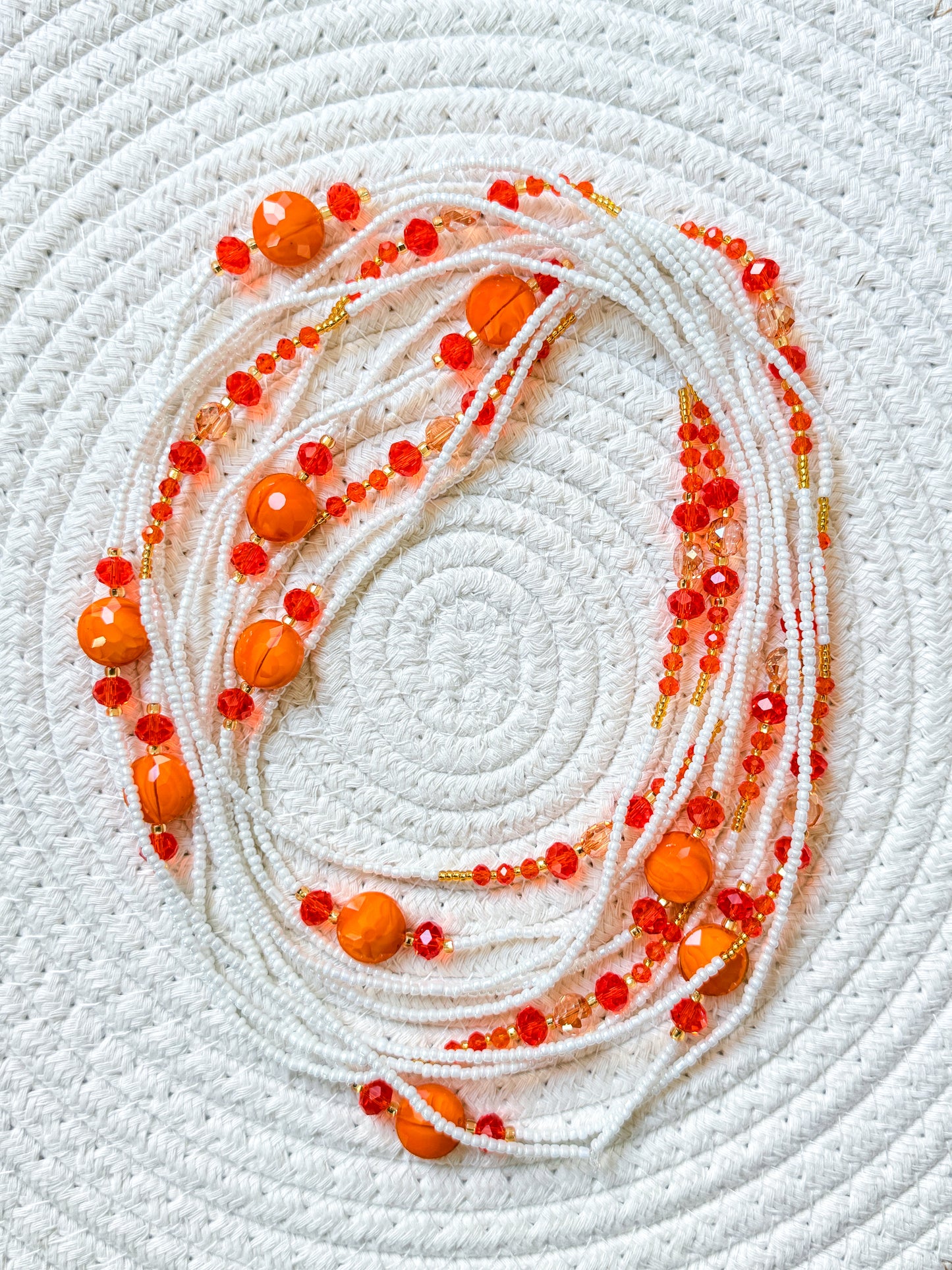 BAYA ORANGE & BLANC