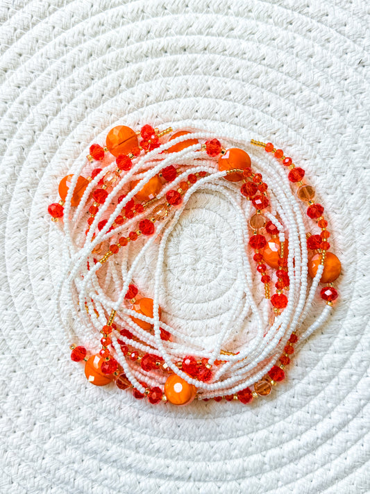 BAYA ORANGE & BLANC