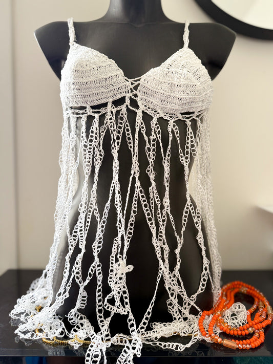 ROBE LINGERIE BLANCHE