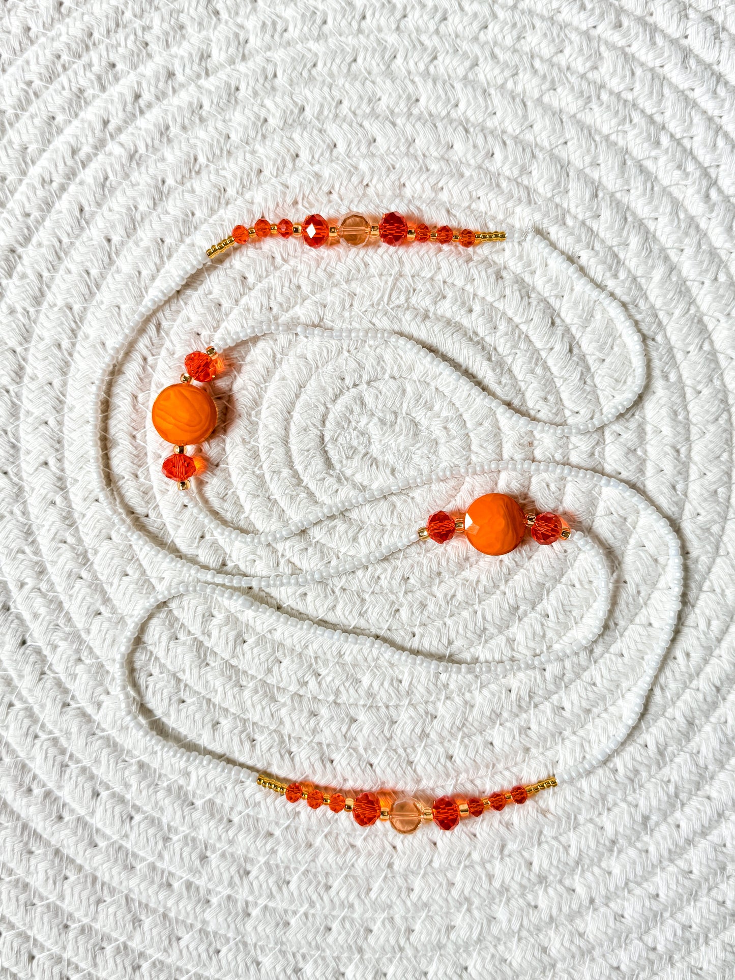 BAYA ORANGE & BLANC