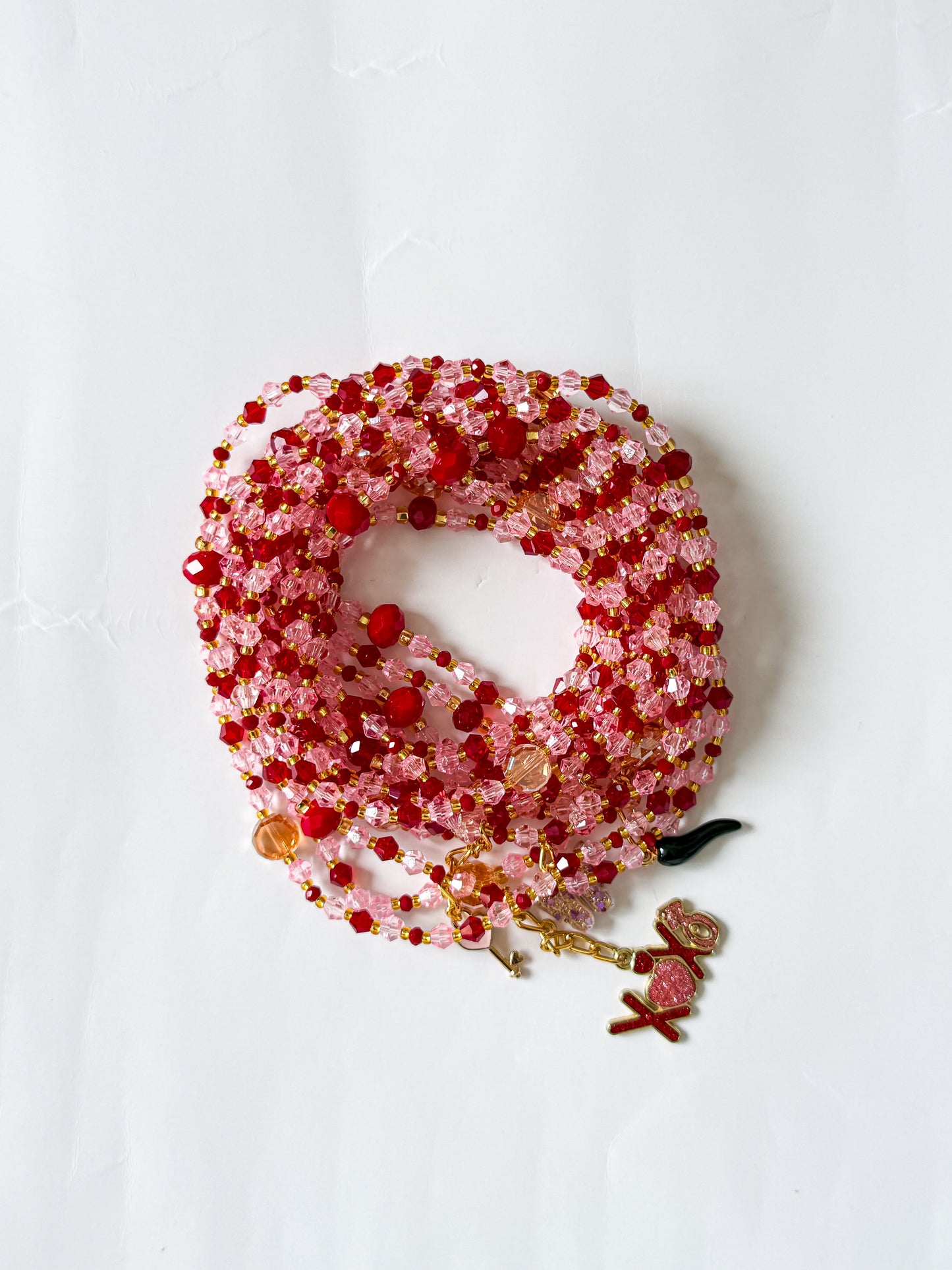 BINE BINE ROUGE AVEC PENDENTIF