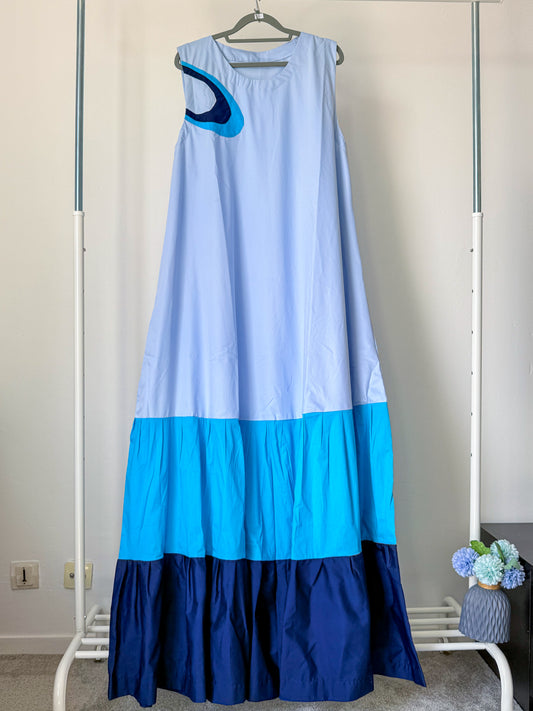 ROBE LONGUE AVEC FOULARD