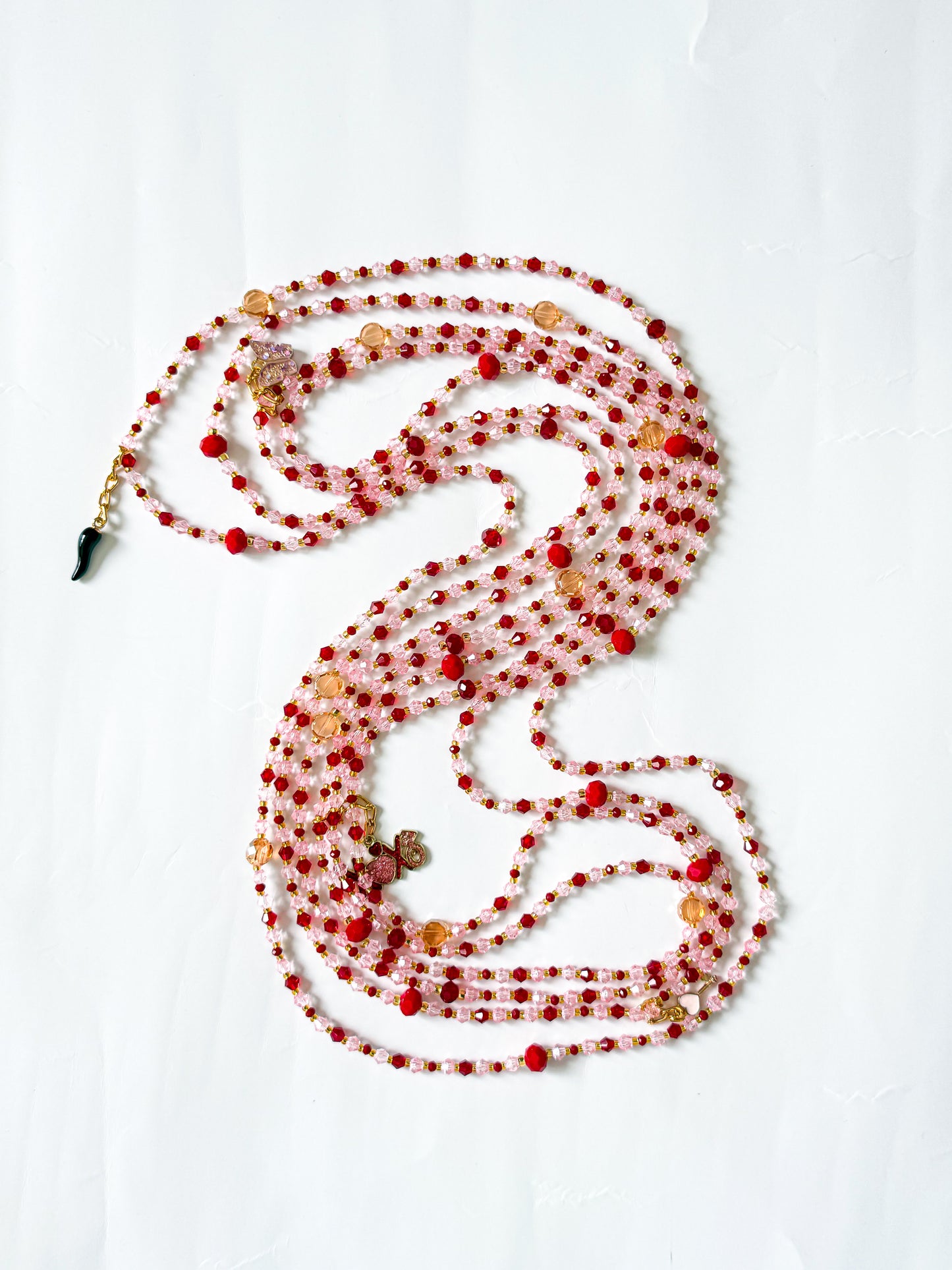 BINE BINE ROUGE AVEC PENDENTIF