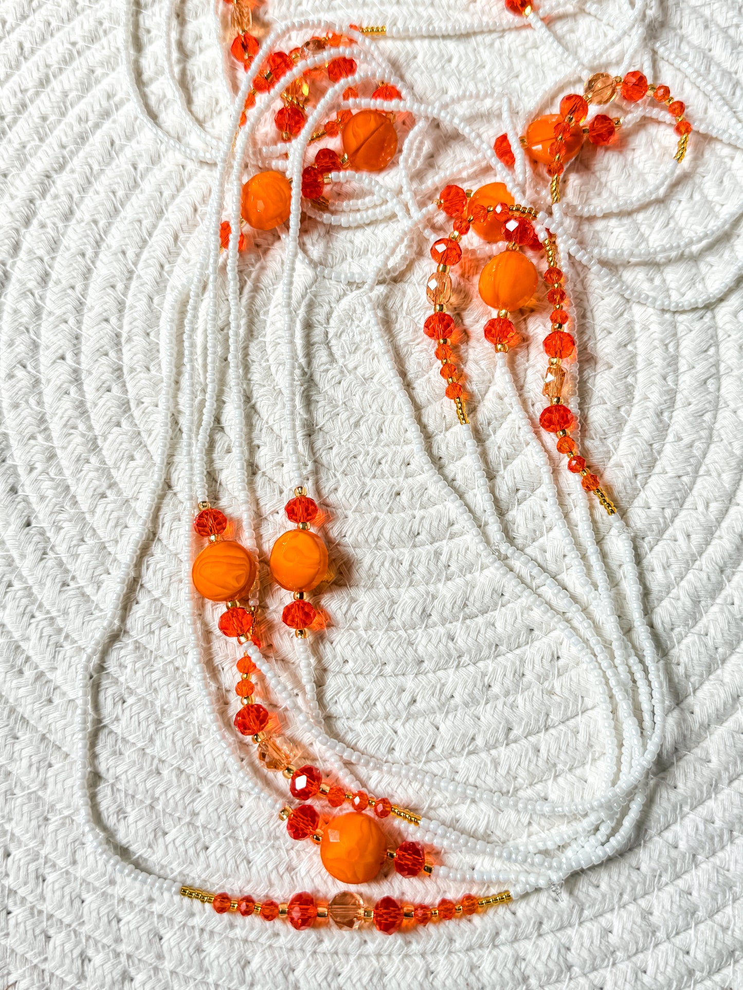 BAYA ORANGE & BLANC