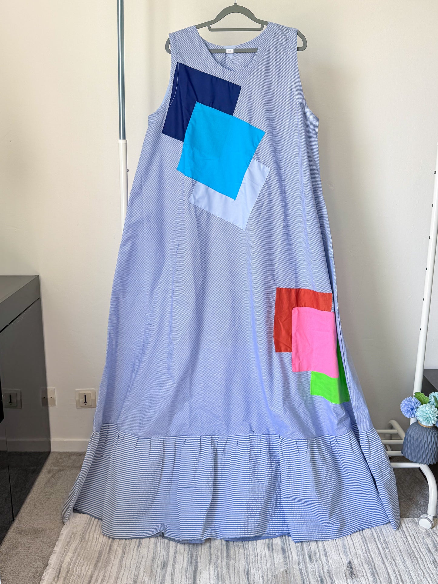 ROBE LONGUE AVEC FOULARD