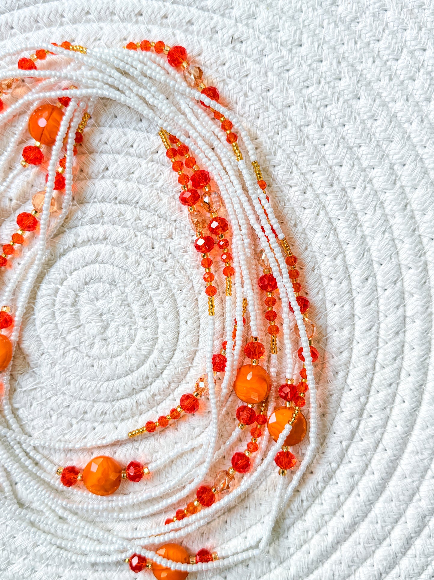 BAYA ORANGE & BLANC